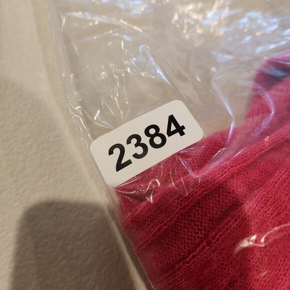 Pilcro Hot Pink V Neck Ribbed Boxy Dolman Sleeve Sweater Size Small Oversized - Picture 11 of 11